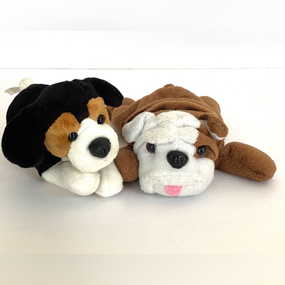 Set of 2 Adorable Plush Puppies - Picture 1 of 13